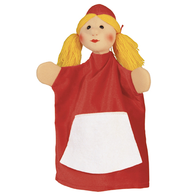 Punch and Judy Little Red Riding Hood Hand Puppet for Puppet Theatre | Kersa Lina