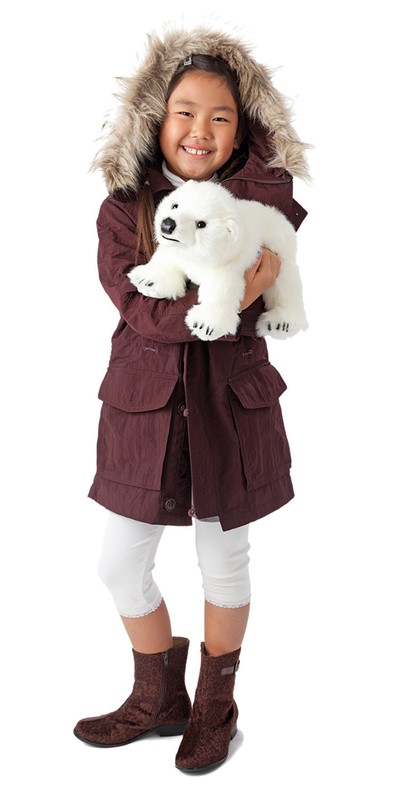 Folkmanis Polar Bear Cub Hand Puppet - Produktbild 3