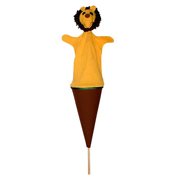 Pop-up Puppet Lion for Puppet Theatre | munabo