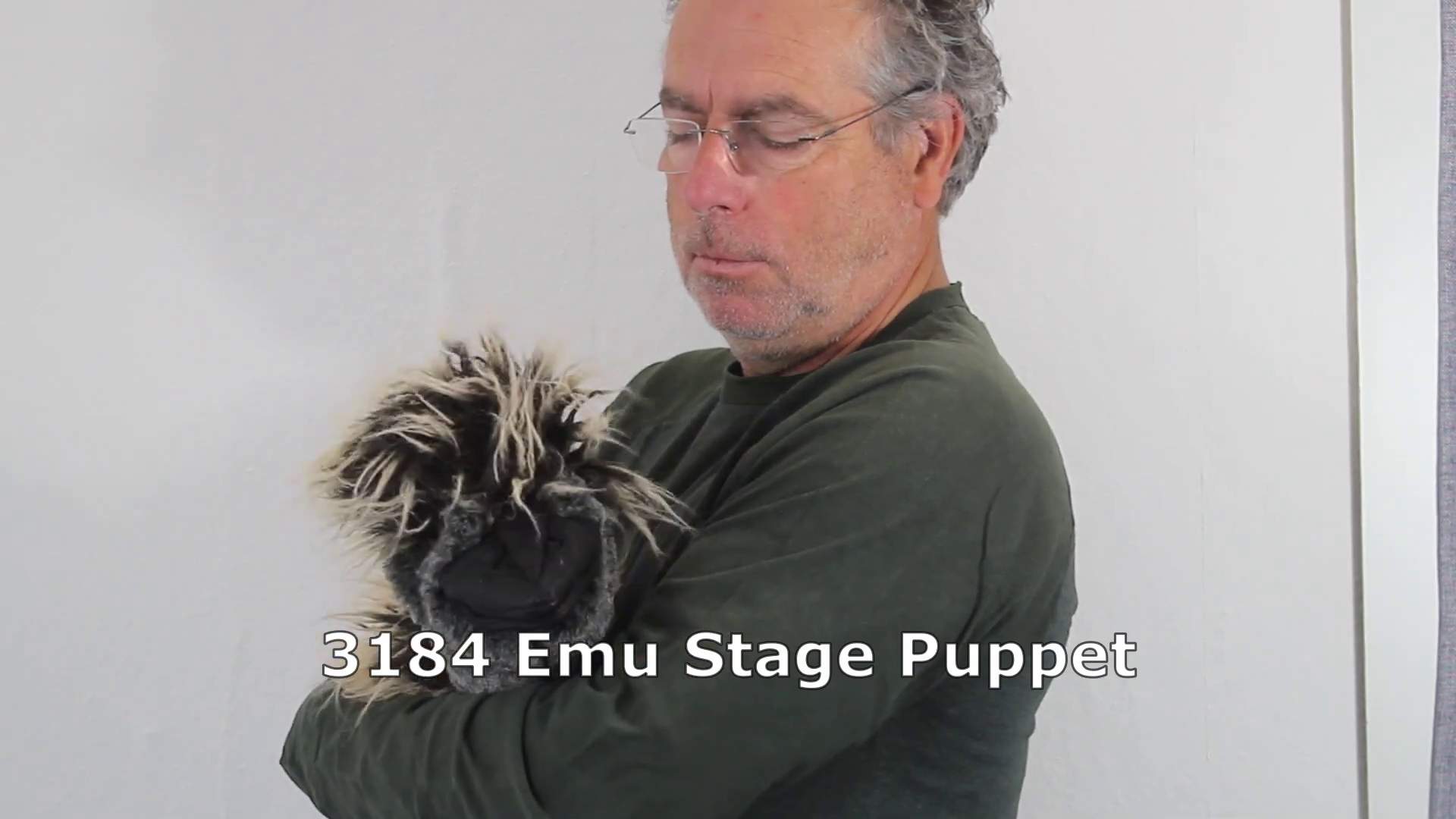 Folkmanis Emu Hand Puppet (Stage Puppet) Demo