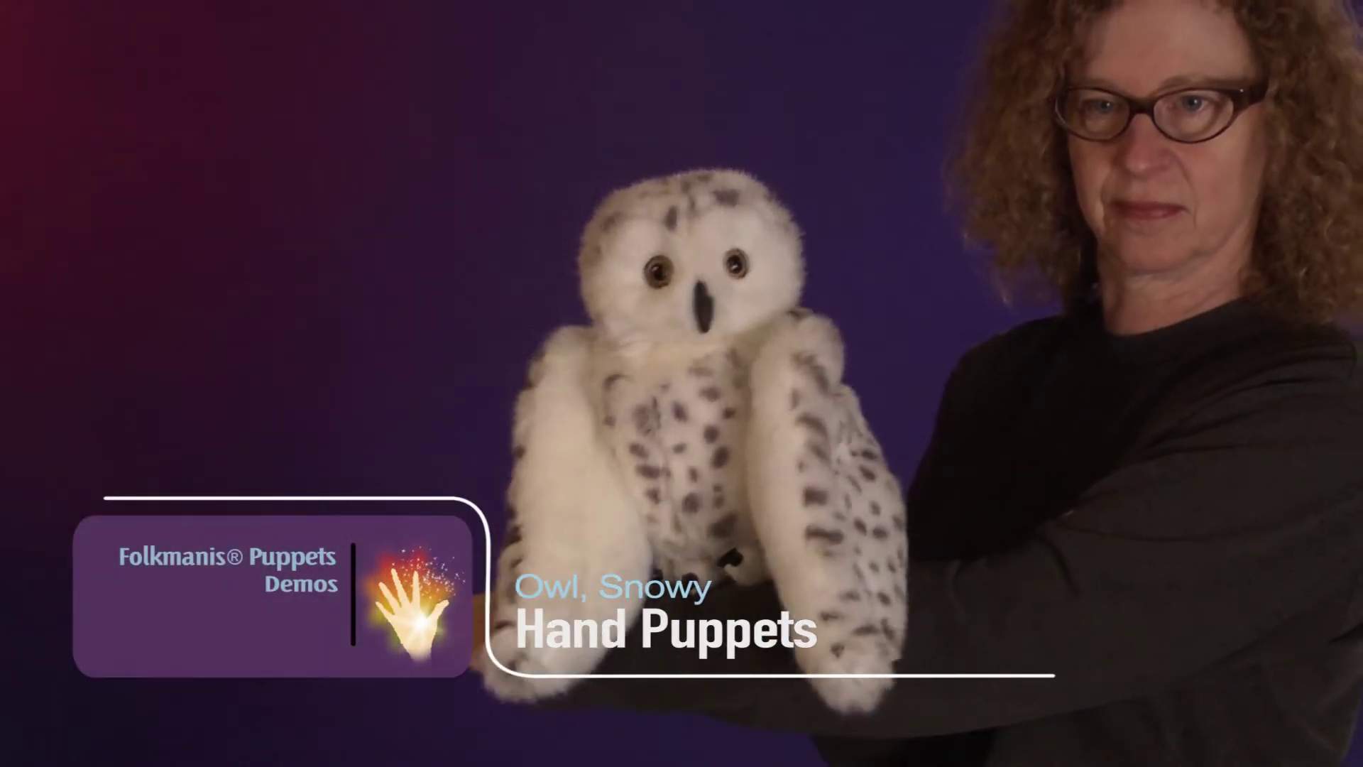 Folkmanis Snowy Owl Hand Puppet Demo
