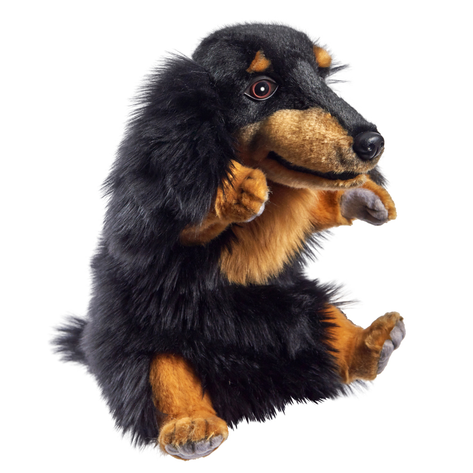 Miniature Dachshund Hand Puppet - Hansa Creation