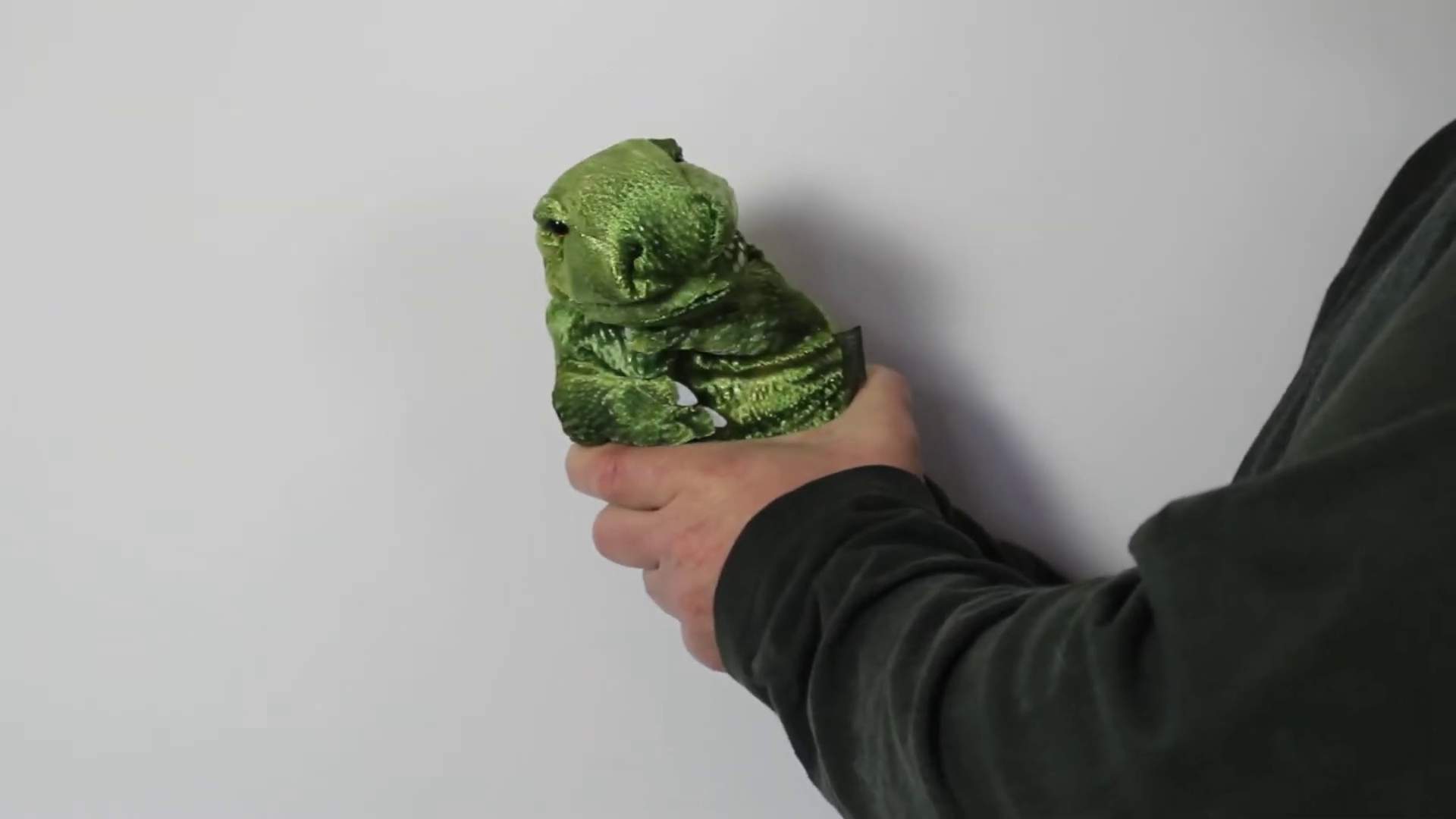 Folkmanis Little T-Rex Hand Puppet (Small Stage Puppet) Demo