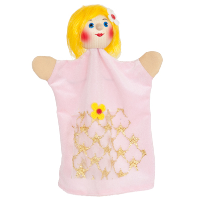 Punch and Judy Fairy Lea (pink) Hand Puppet for Puppet Theatre | Kersa Beni
