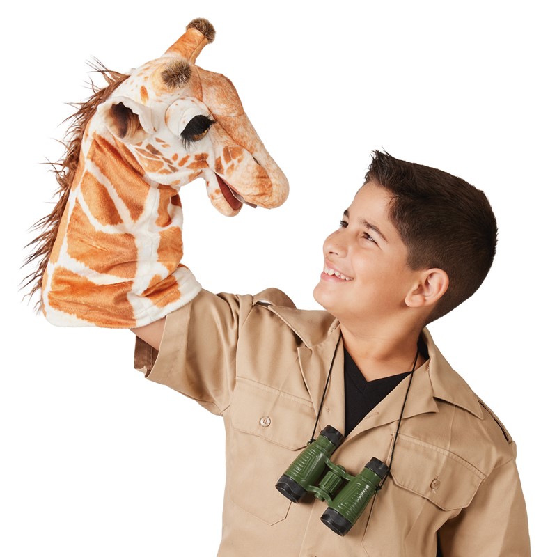 Folkmanis Giraffe Hand Puppet (Stage Puppet) - Produktbild 4