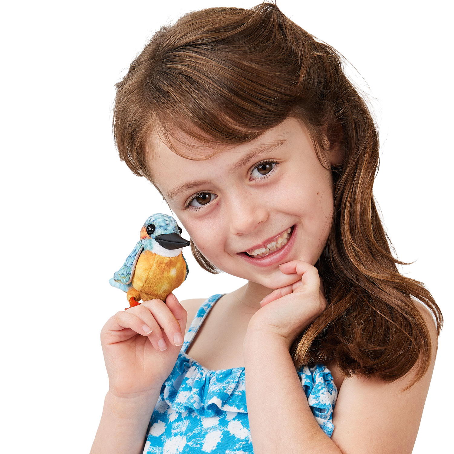 Folkmanis Mini Common Kingfisher Finger Puppet - Produktbild 4