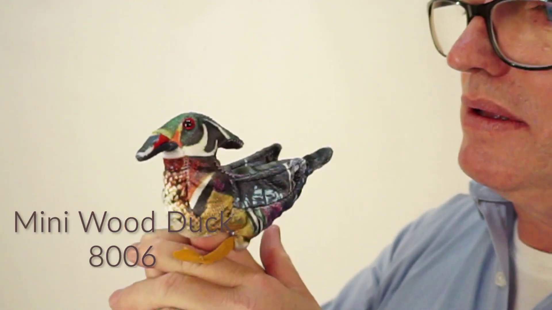 Folkmanis Mini Wood Duck Finger Puppet Demo