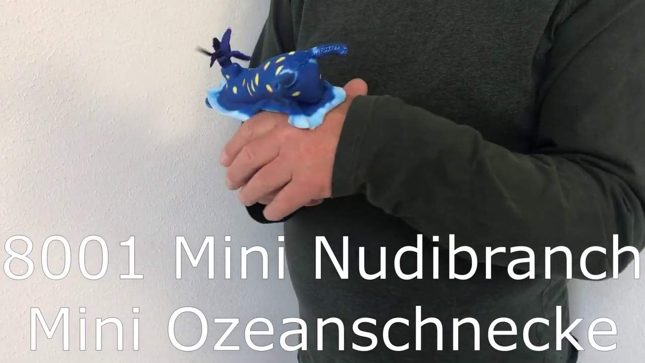 Folkmanis Mini Blue Nudibranch Finger Puppet Demo 2