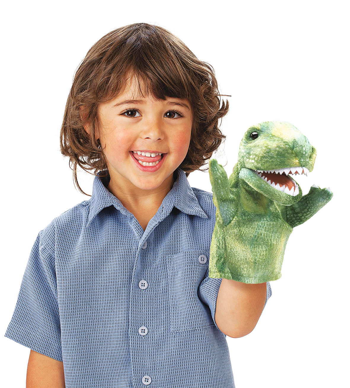 Folkmanis Little T-Rex Hand Puppet (Small Stage Puppet) - Produktbild 5
