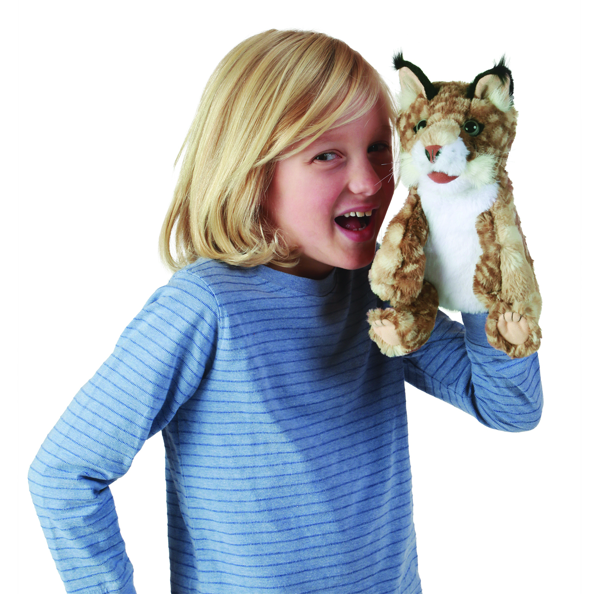 Folkmanis Bobcat Kitten Hand Puppet - Produktbild 4