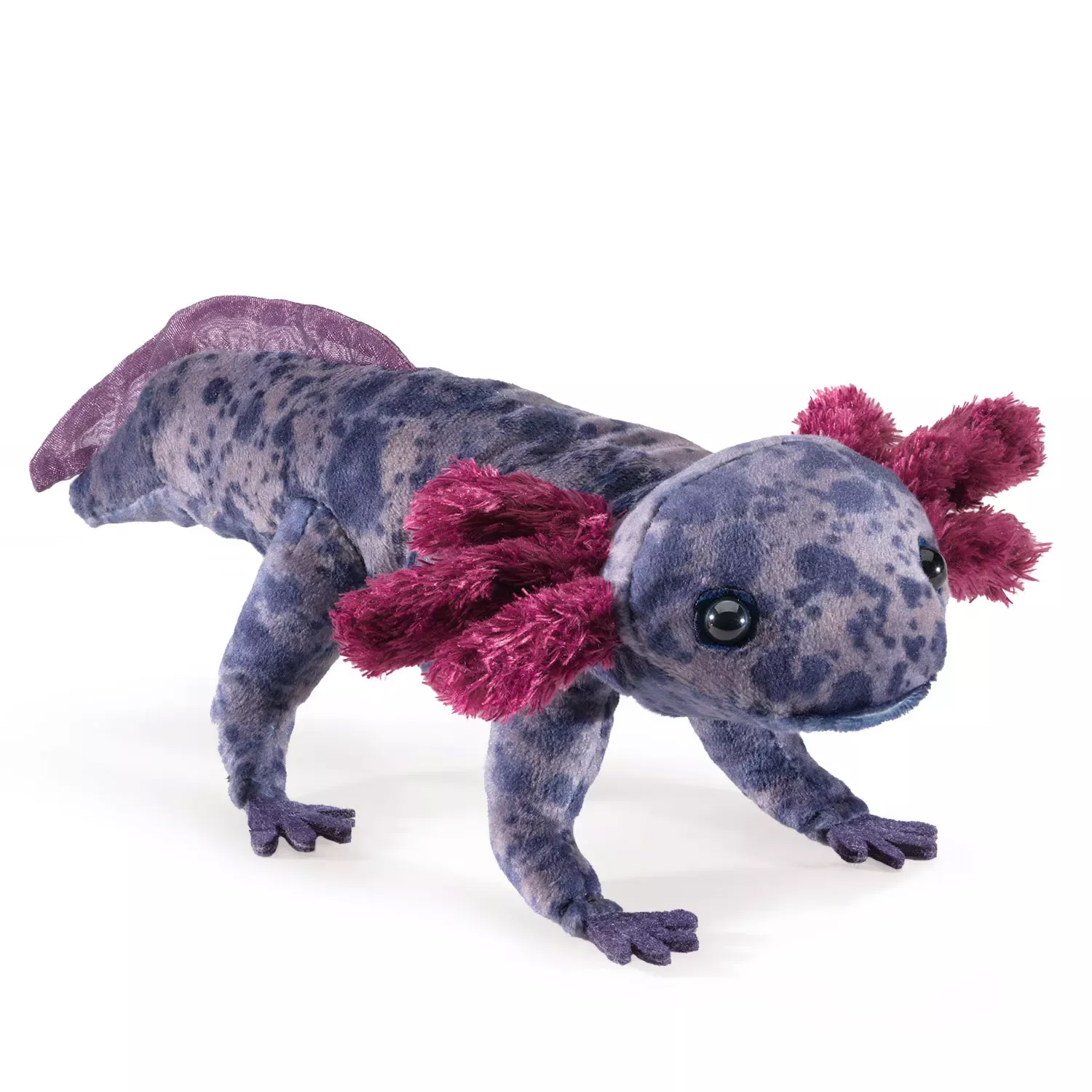 Folkmanis Large Axolotl, Black Finger Puppet - Produktbild 2