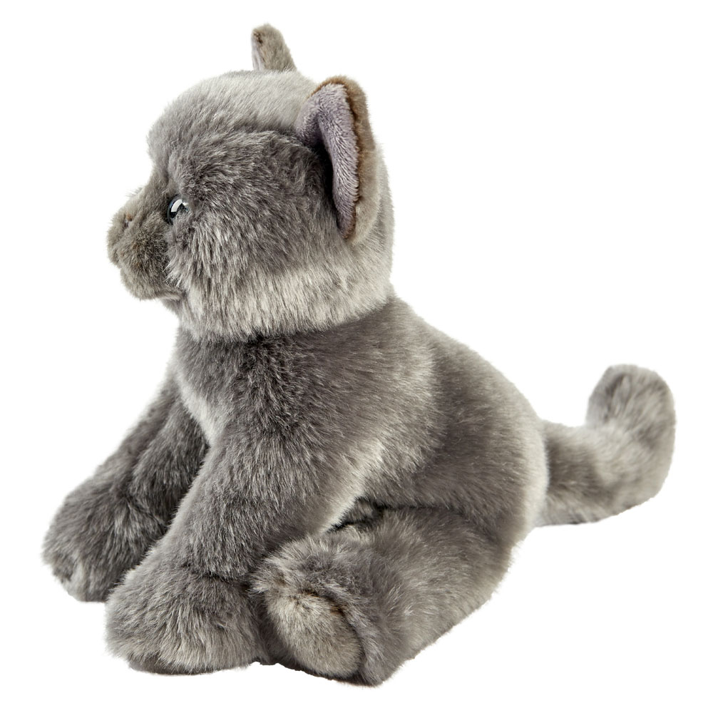 Chartreux Cat Soft Toy - Anima Grey Sitting Plush - Produktbild 3