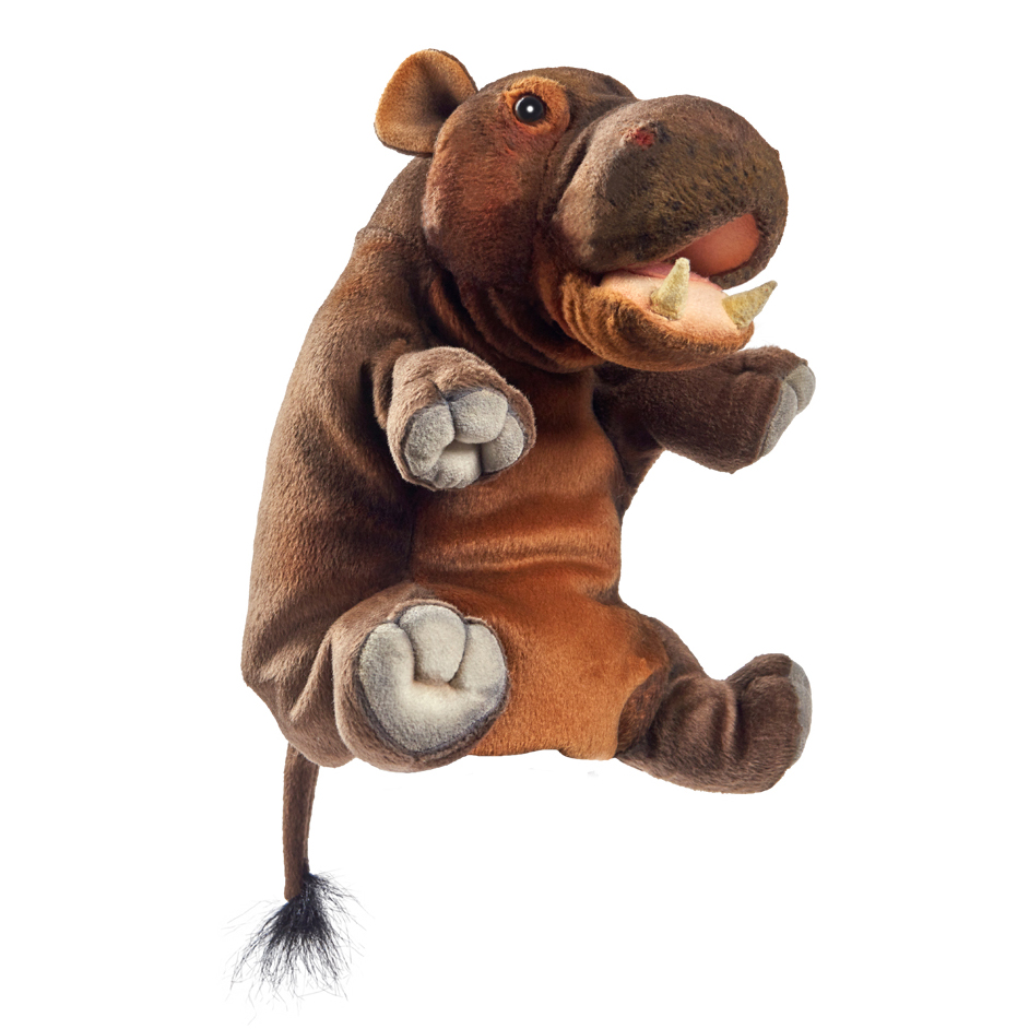 Hippopotamus Hand Puppet - Hansa Creation