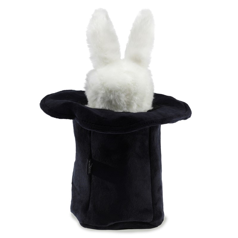 Folkmanis Large Rabbit in Hat Hand Puppet - Produktbild 2