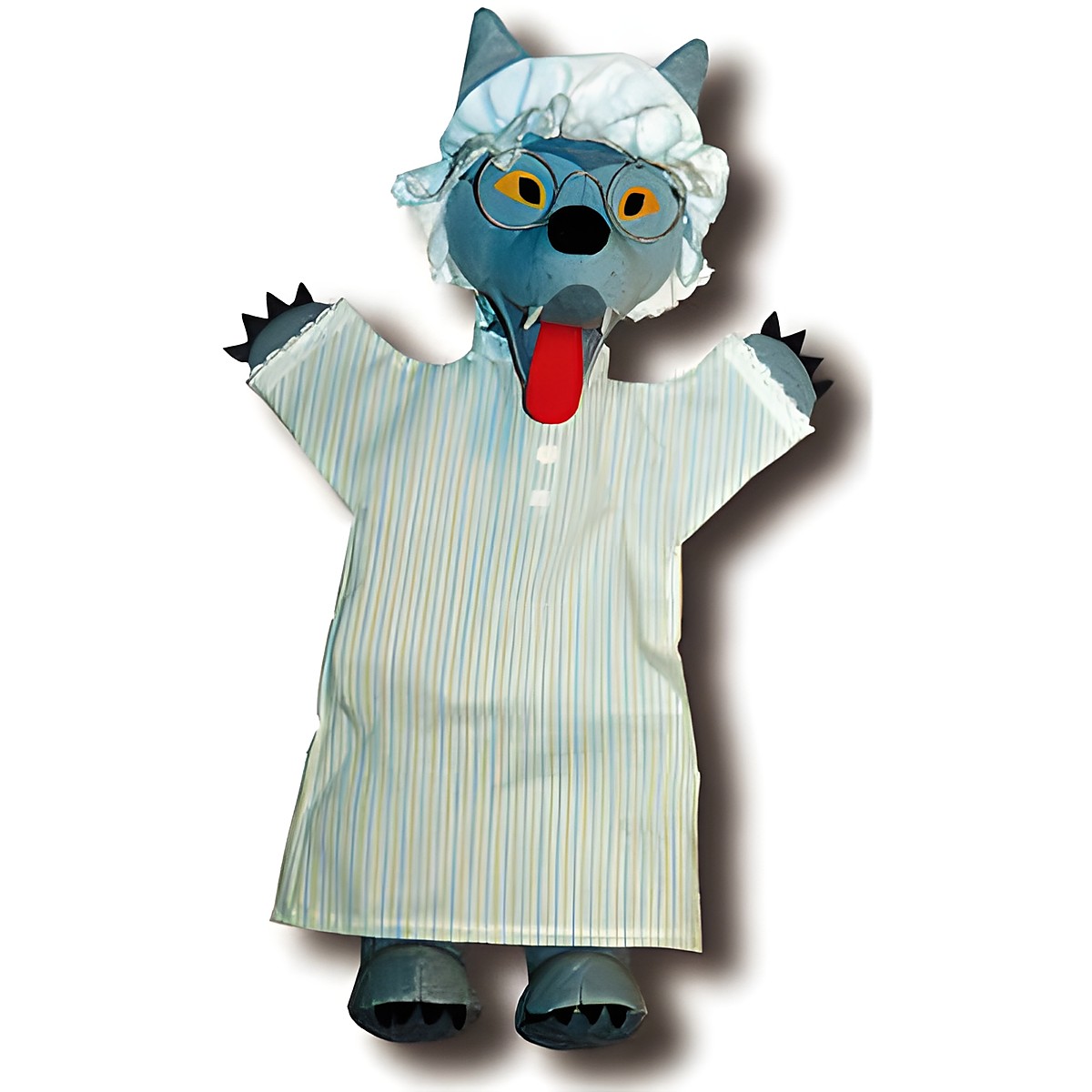 Punch and Judy Wolf in Disguise Large Hand Puppet - munabo