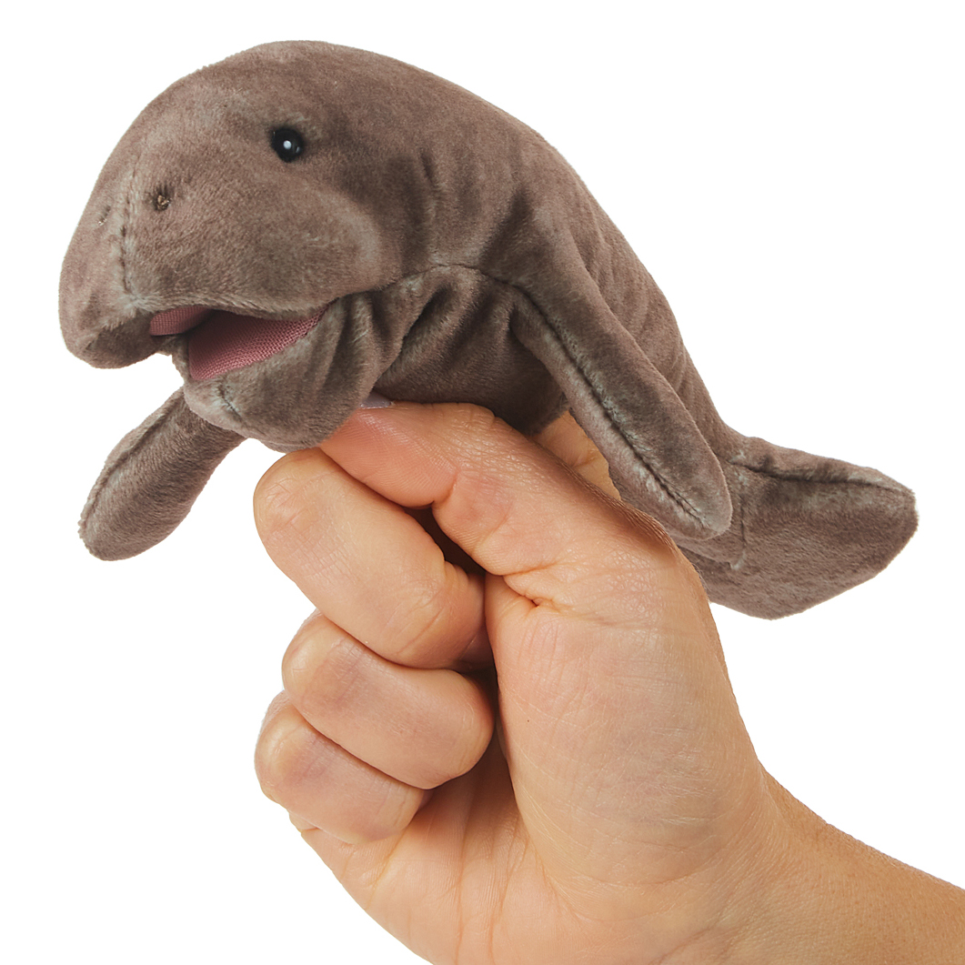 Folkmanis Mini Manatee Finger Puppet