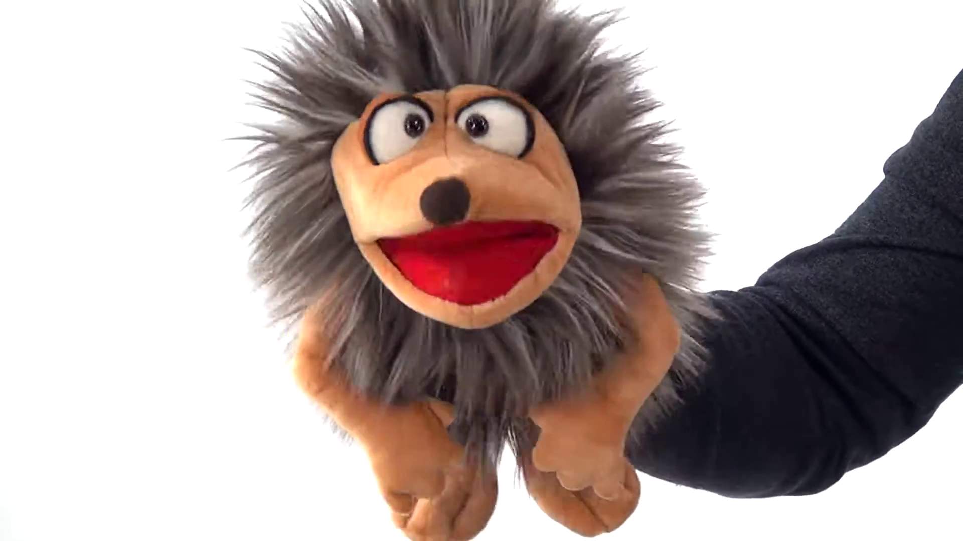 Living Puppets hand puppet hedgehog Mr. Woodruff Demo