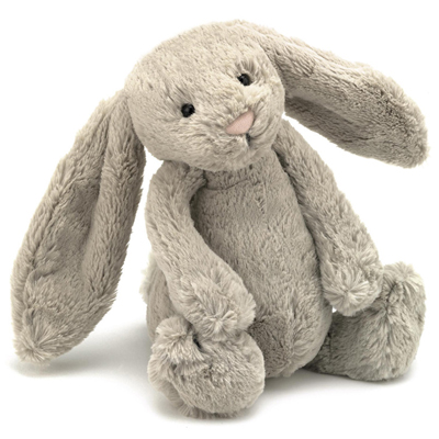 Jellycat Cuddly Toy Bunny - Bashful Beige Bunny Little (Plush Toy) - Produktbild 2
