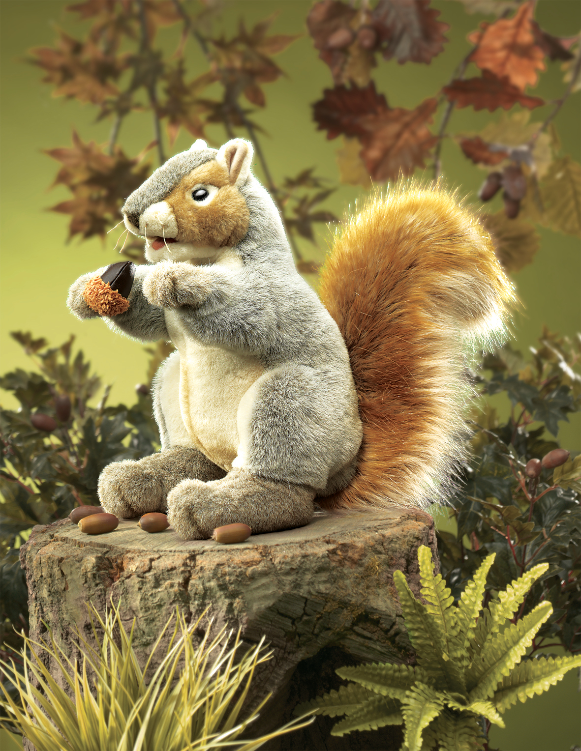 Folkmanis Grey Squirrel Hand Puppet - Produktbild 3
