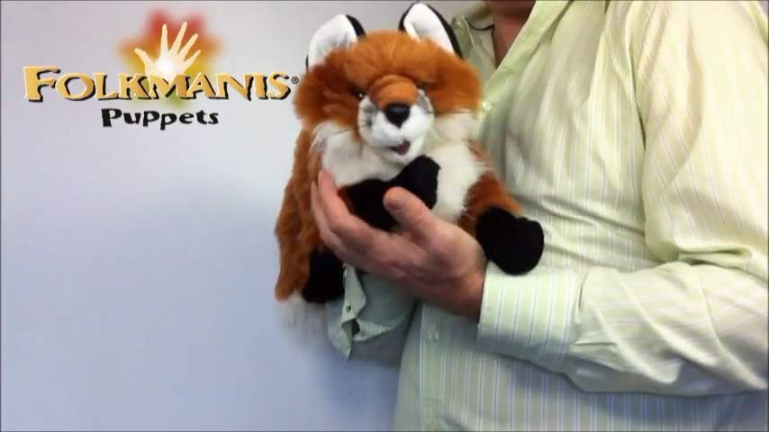 Folkmanis Red Fox Hand Puppet Demo 2