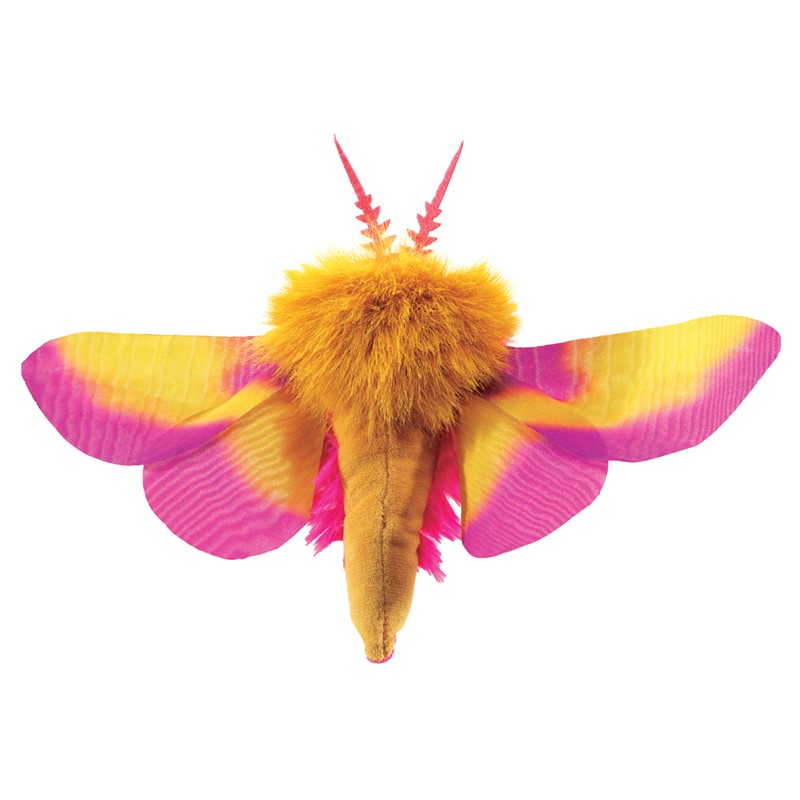 Folkmanis Mini Rosy Maple Moth Finger Puppet - Produktbild 3