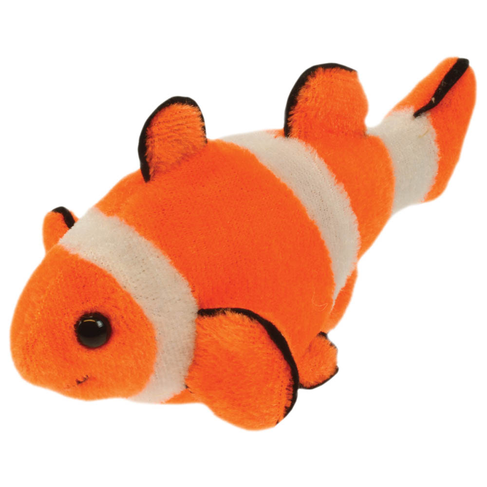 The Puppet Company finger puppet clownfish, orange and white striped finger puppet
