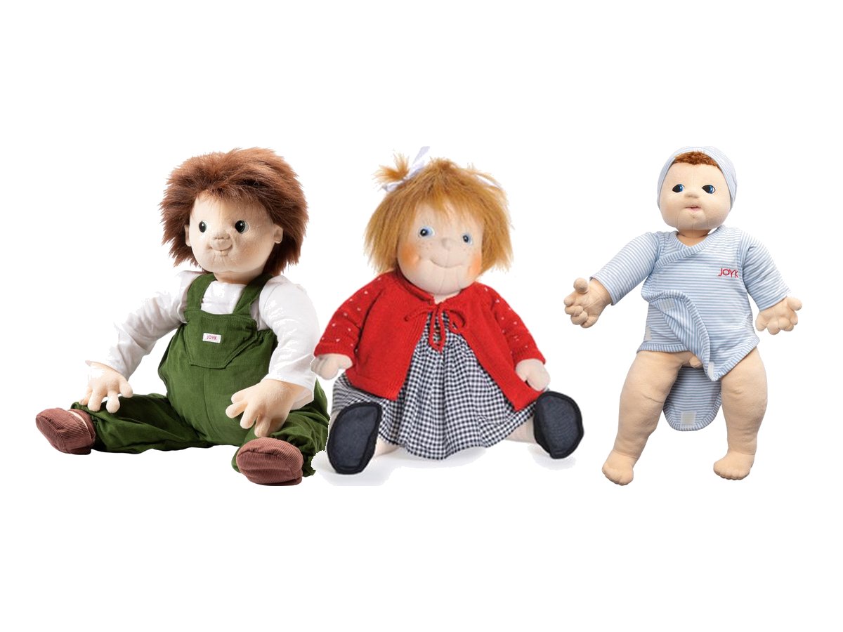 Joyk empathy doll Marco, Rubens Barn Original doll Anna and Joyk baby Elias