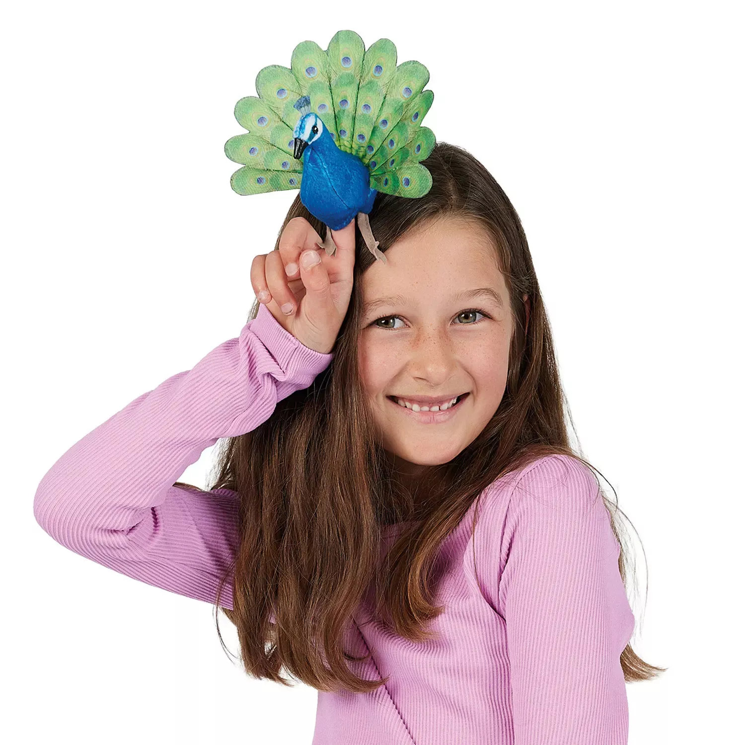 Folkmanis Mini Peacock Finger Puppet - Produktbild 9