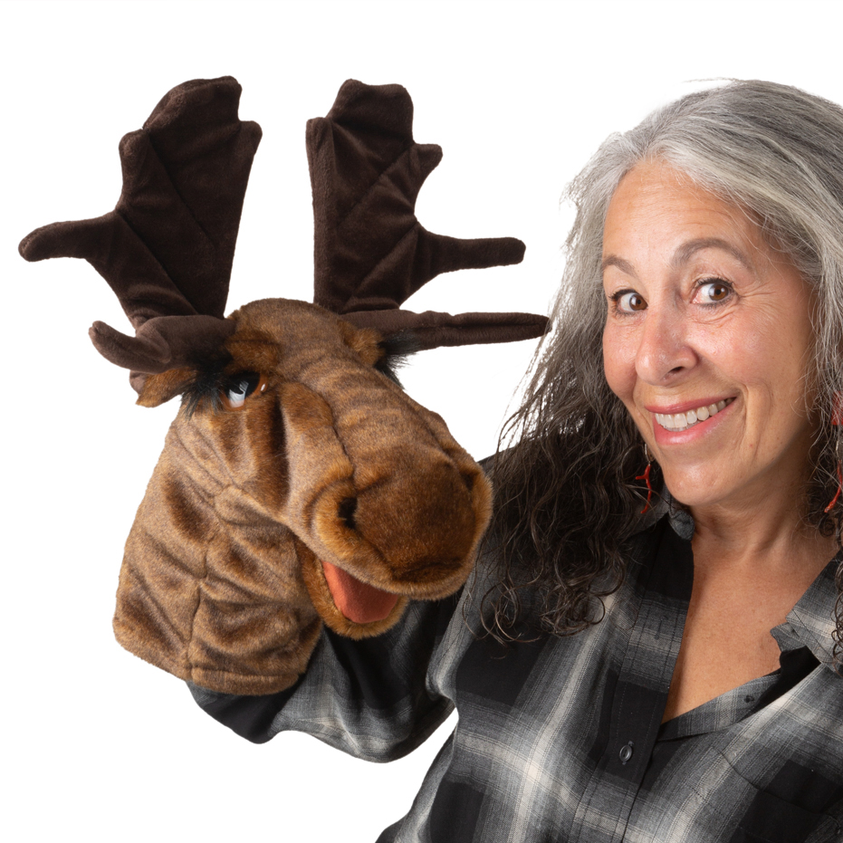 Folkmanis Moose Hand Puppet (Stage Puppet) - Produktbild 3