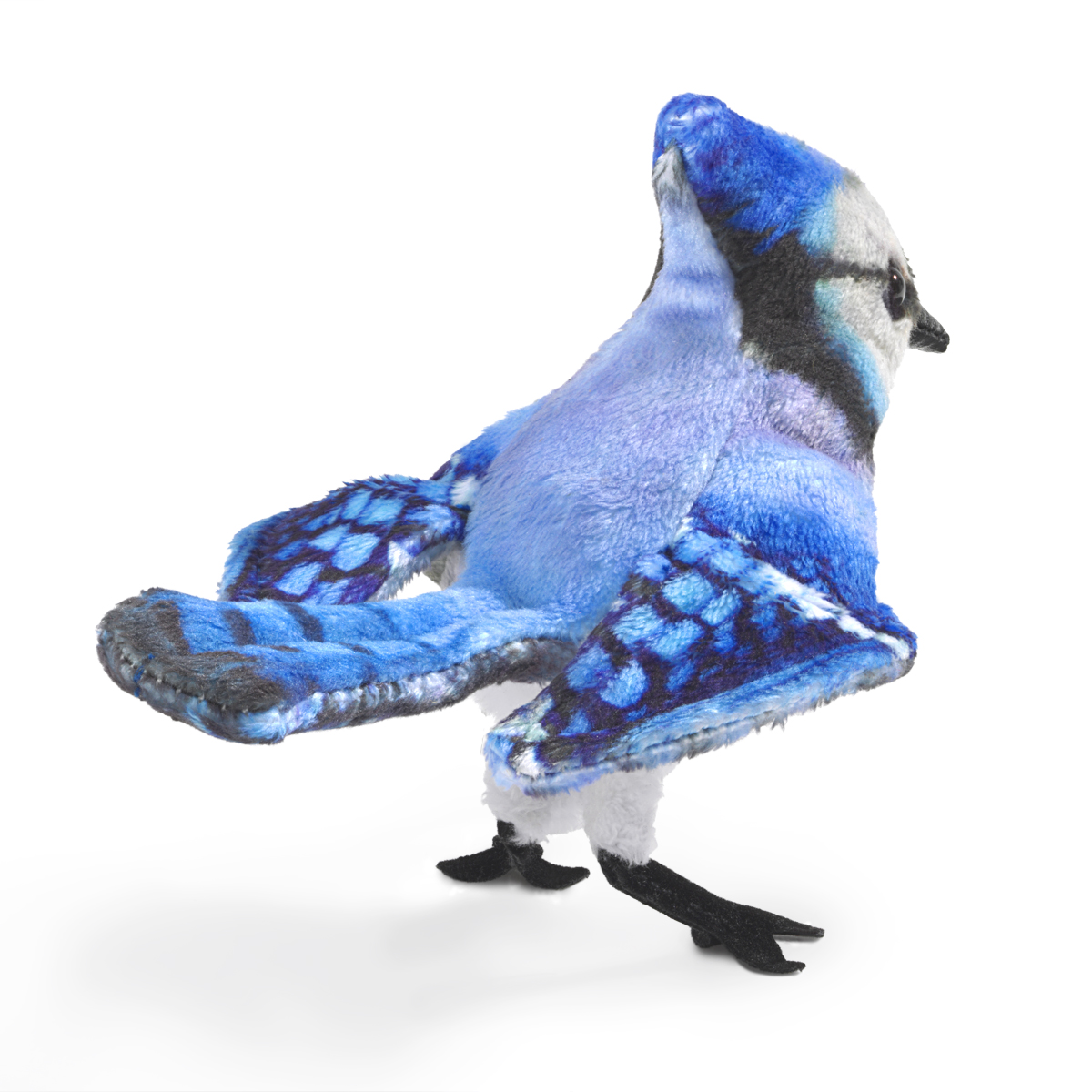Folkmanis Mini Blue Jay Finger Puppet - Produktbild 2