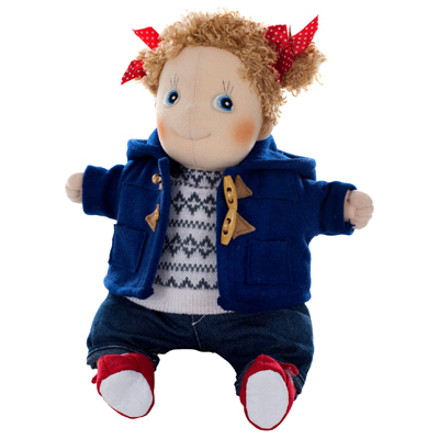 Extra outfit - blue coat for Rubens Kids dolls - Produktbild 3