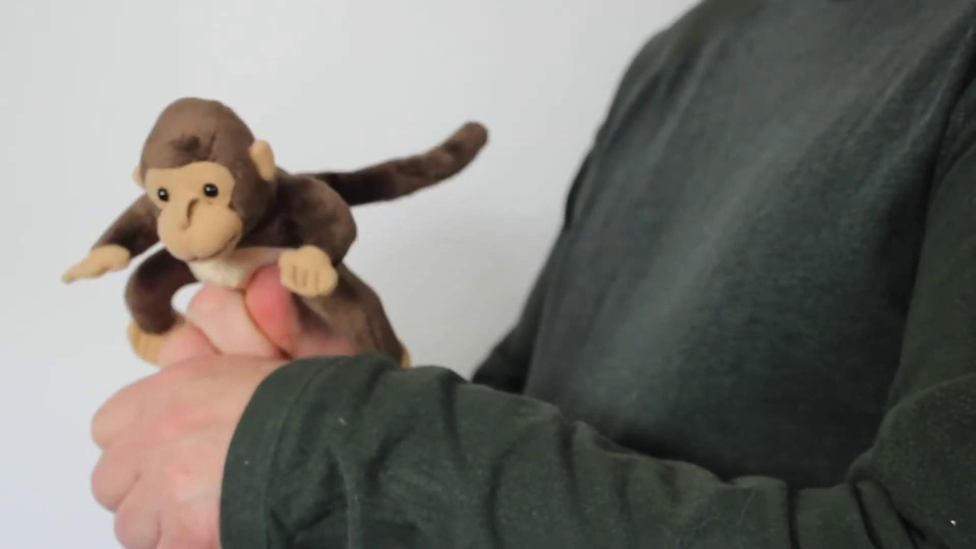 Folkmanis Mini Monkey Finger Puppet Demo