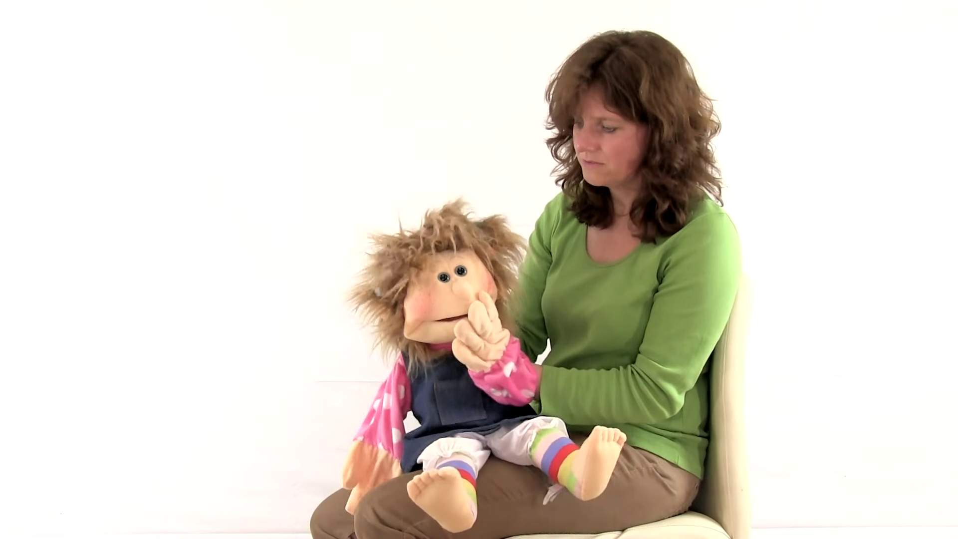 Living Puppets hand puppet Ilselotte Keksberg Demo