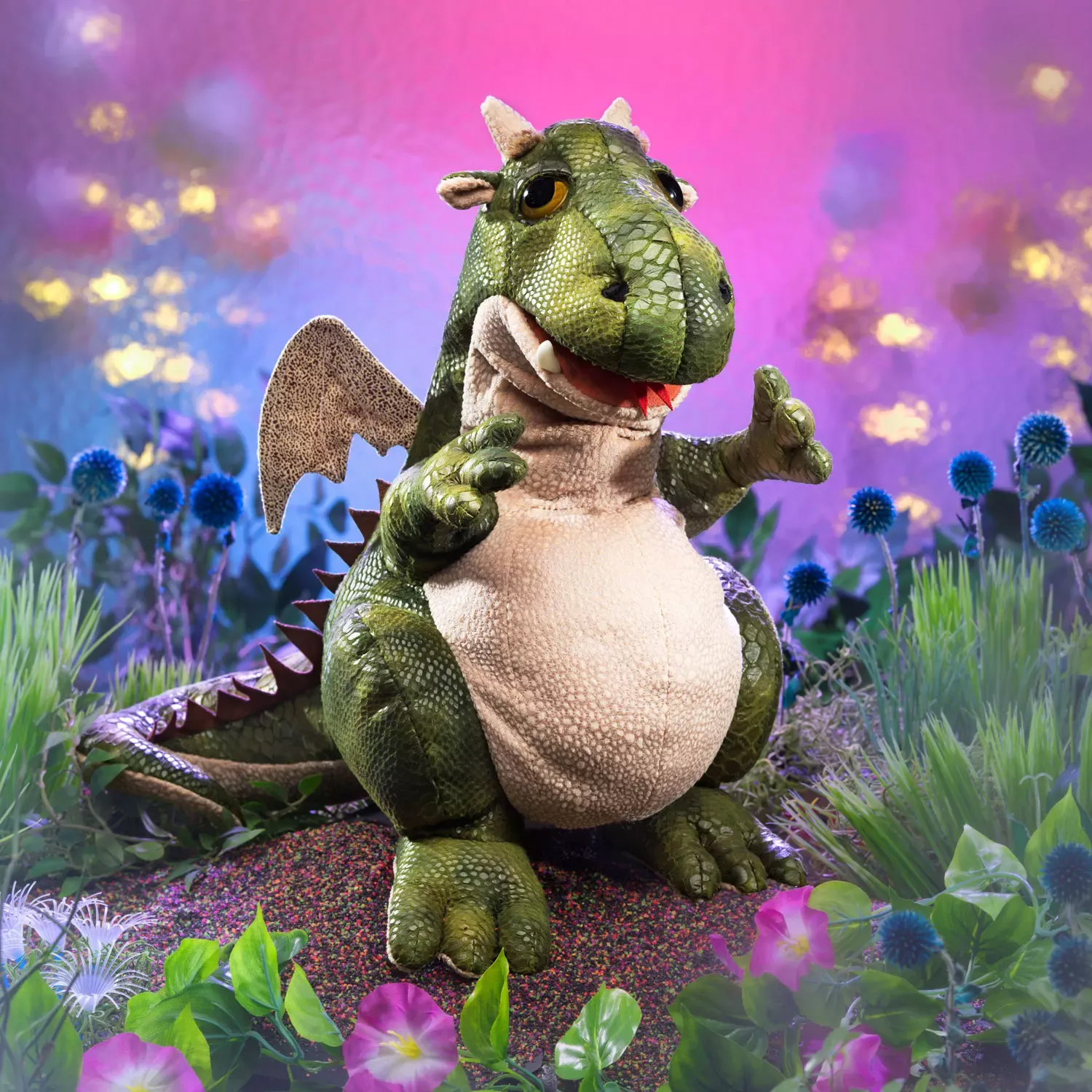 Folkmanis Friendly Dragon Hand Puppet - Produktbild 3