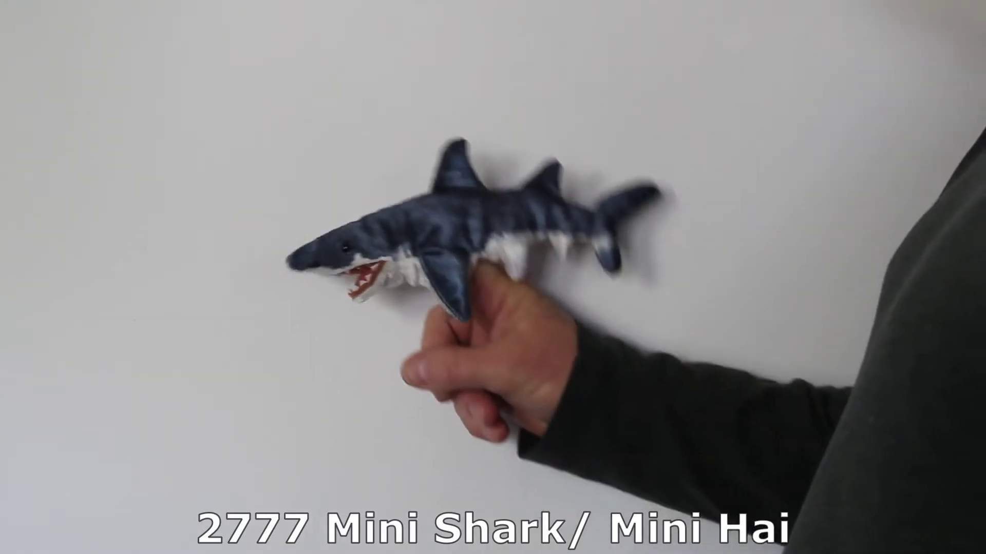 Folkmanis Mini Shark Finger Puppet Demo