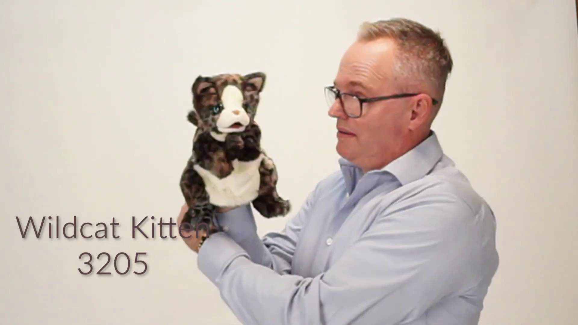 Folkmanis Wildcat Kitten Hand Puppet Demo