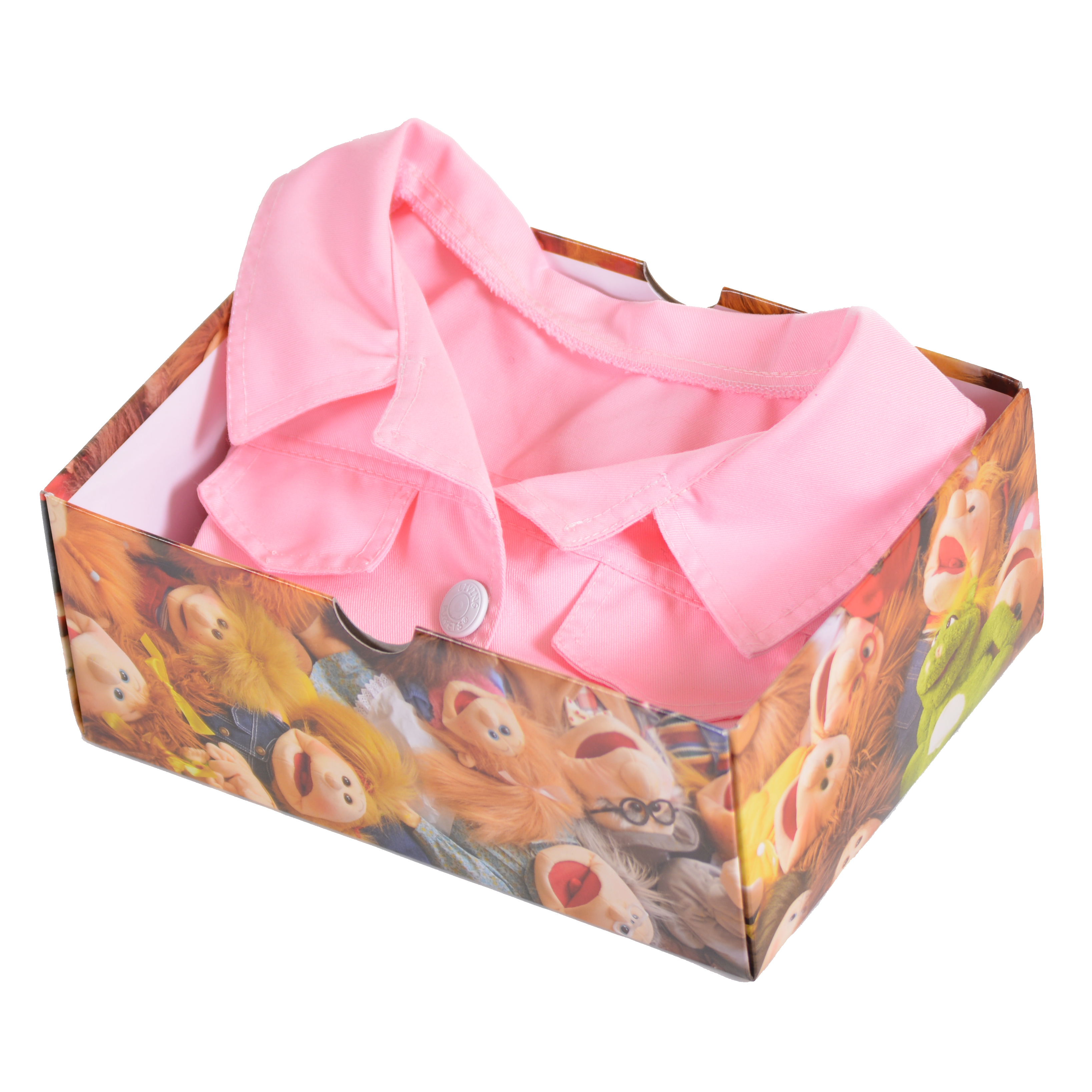 Living Puppets hand puppet Mirka with EXTRA pink trench coat - Produktbild 3