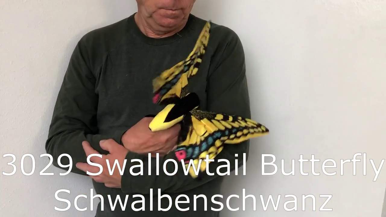 Folkmanis Swallowtail Butterfly Hand Puppet Demo 2