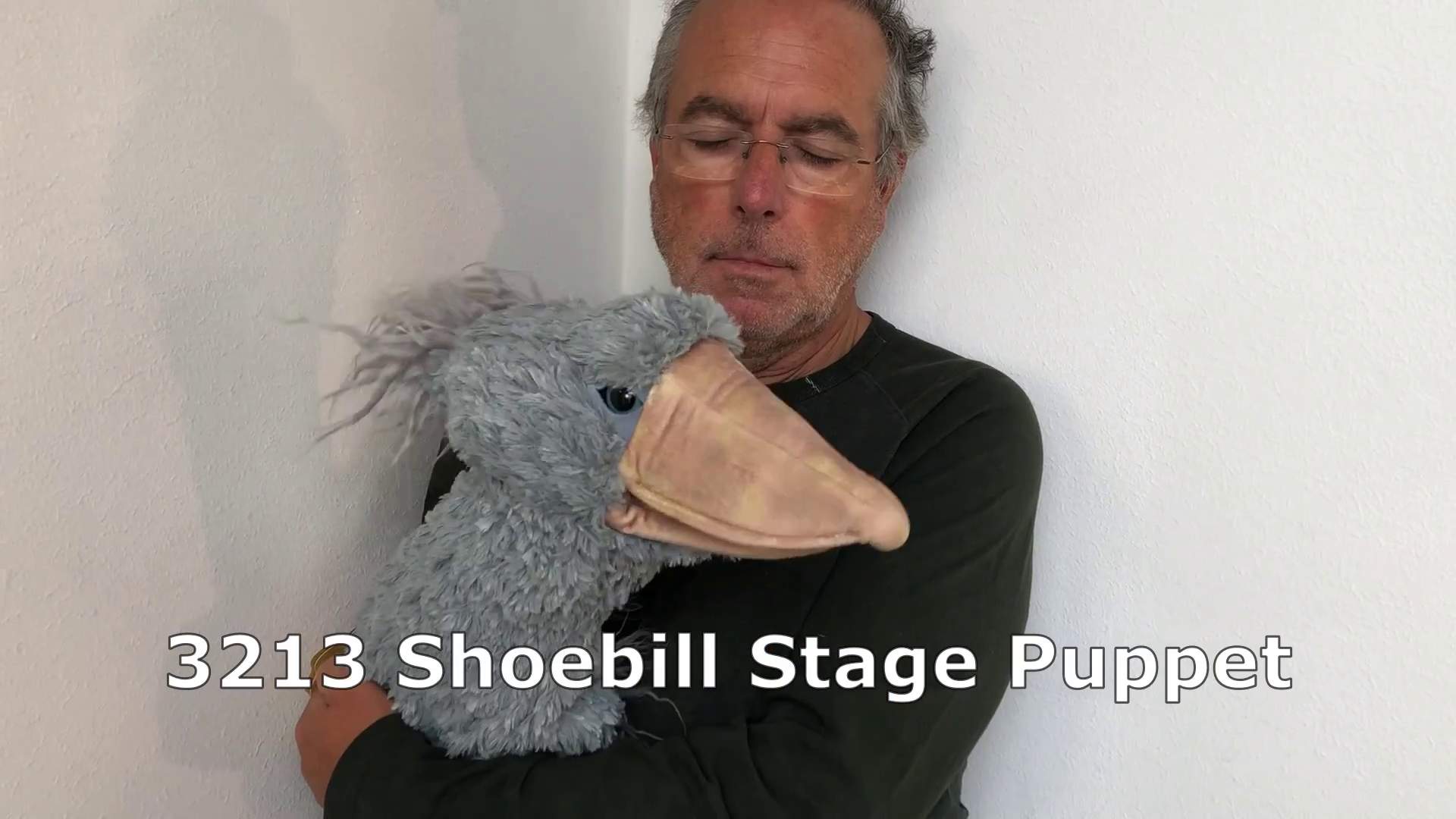 Folkmanis Shoebill Hand Puppet (Stage Puppet) Demo