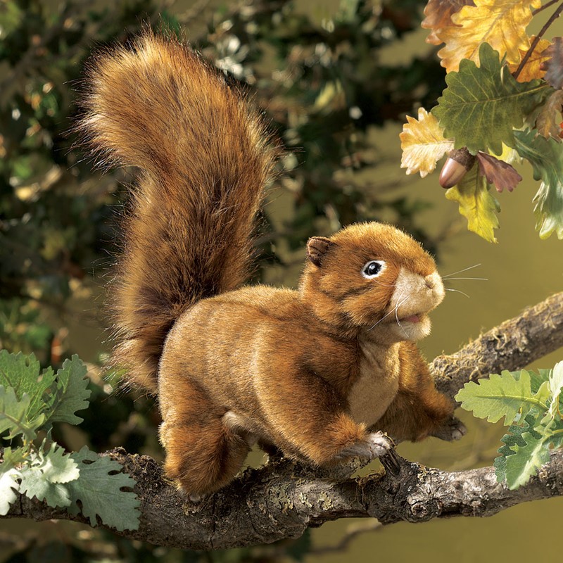Folkmanis Red Squirrel Hand Puppet - Produktbild 3