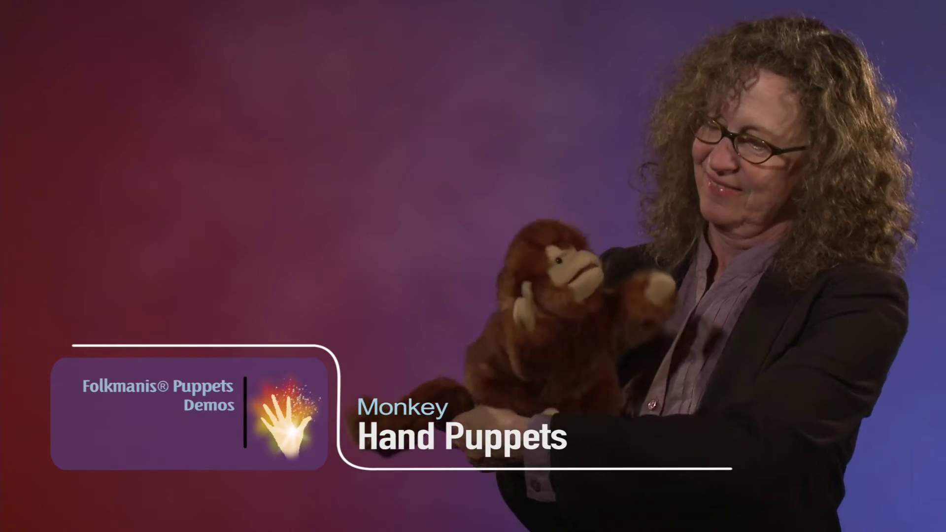 Folkmanis Monkey Hand Puppet Demo