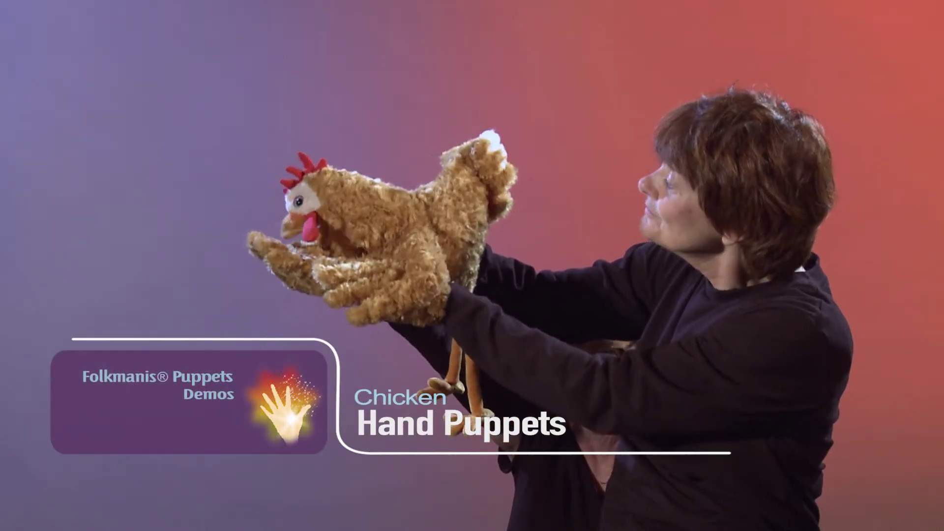 Folkmanis Chicken Hand Puppet Demo