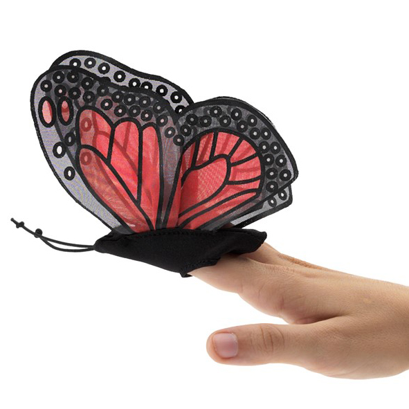 Folkmanis Mini Monarch Butterfly Finger Puppet - Produktbild 2