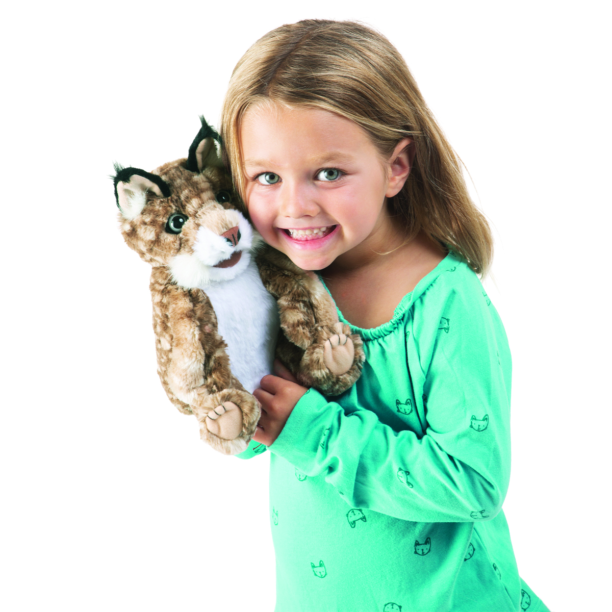 Folkmanis Bobcat Kitten Hand Puppet - Produktbild 5