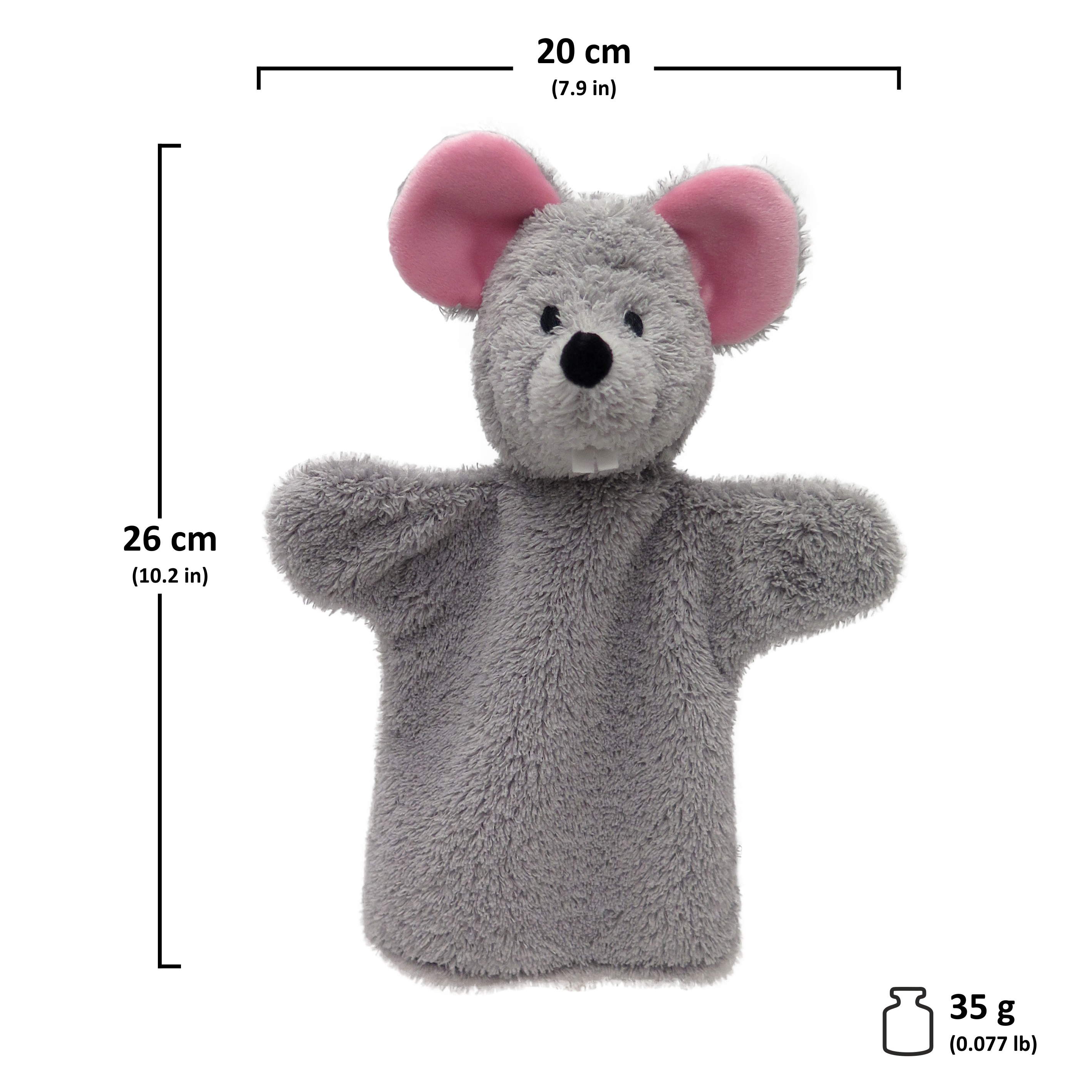 Punch and Judy Hand Puppet Mouse - munabo - Produktbild 2