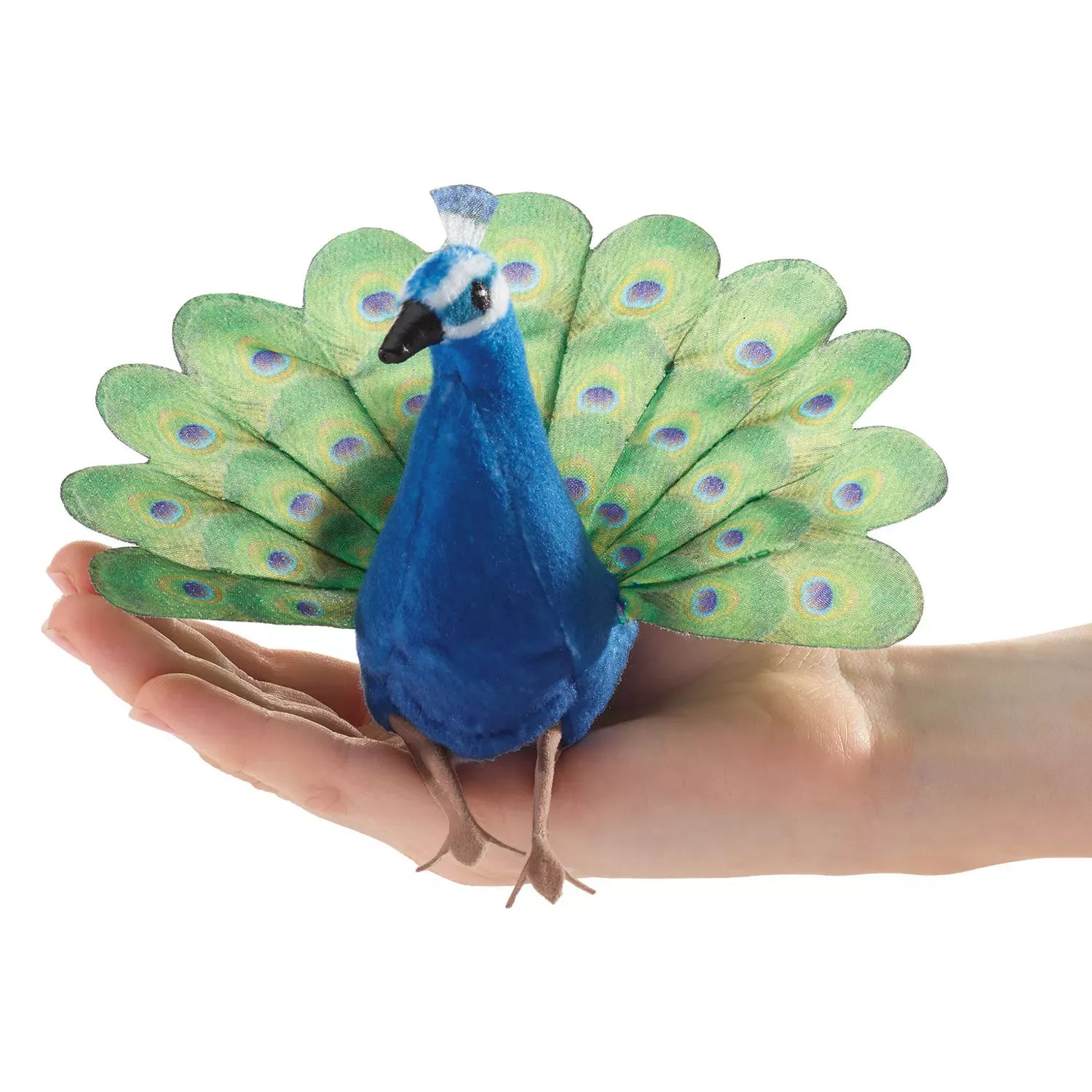 Folkmanis Mini Peacock Finger Puppet - Produktbild 5