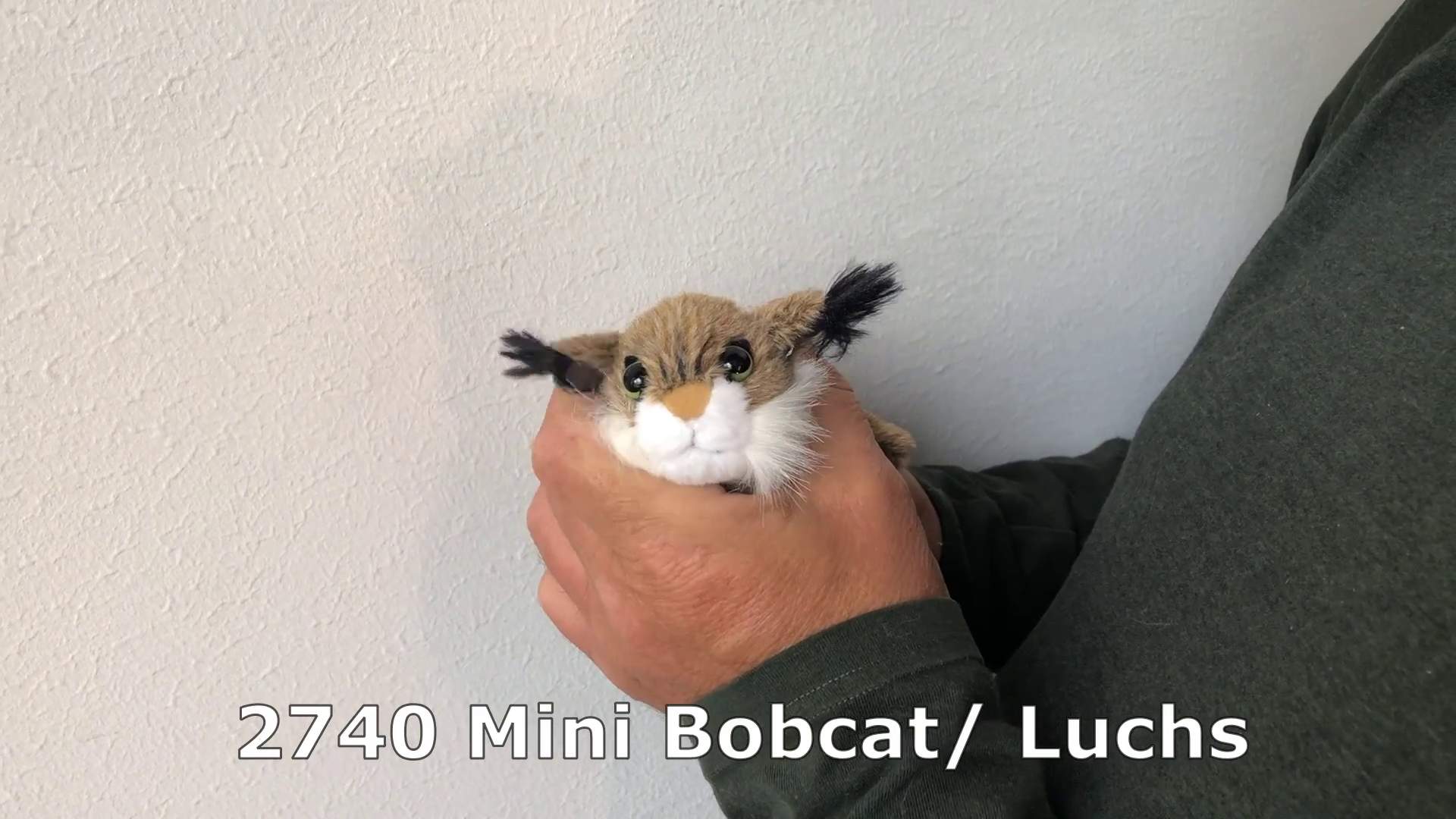 Folkmanis Mini Bobcat Finger Puppet Demo