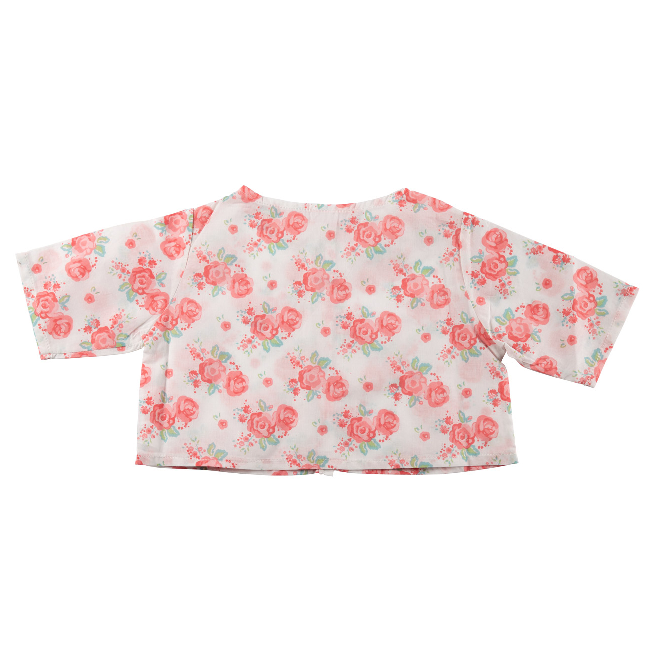 Joyk clothing set Colourful: white jacket with rose pattern