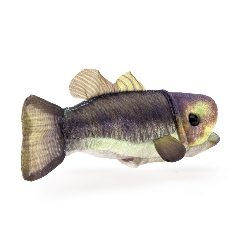 Folkmanis Mini Largemouth Bass Finger Puppet - Produktbild 3