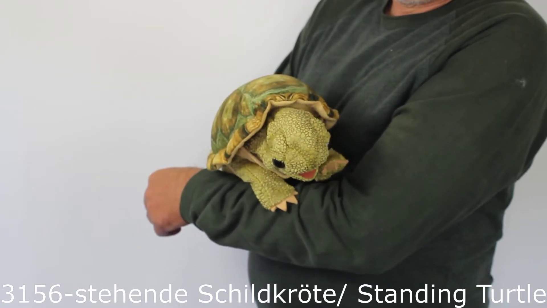 Folkmanis Standing Tortoise Hand Puppet Demo